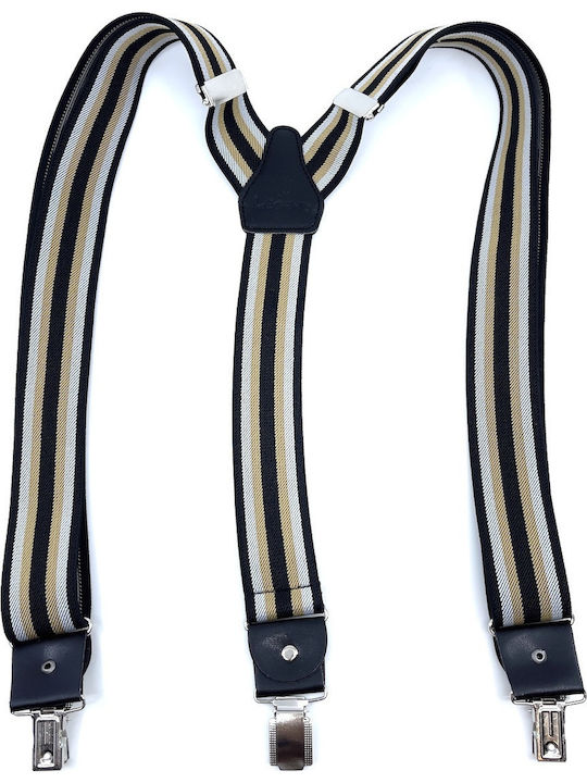 Legend Accessories Тиранти Отпечатани Black/beige