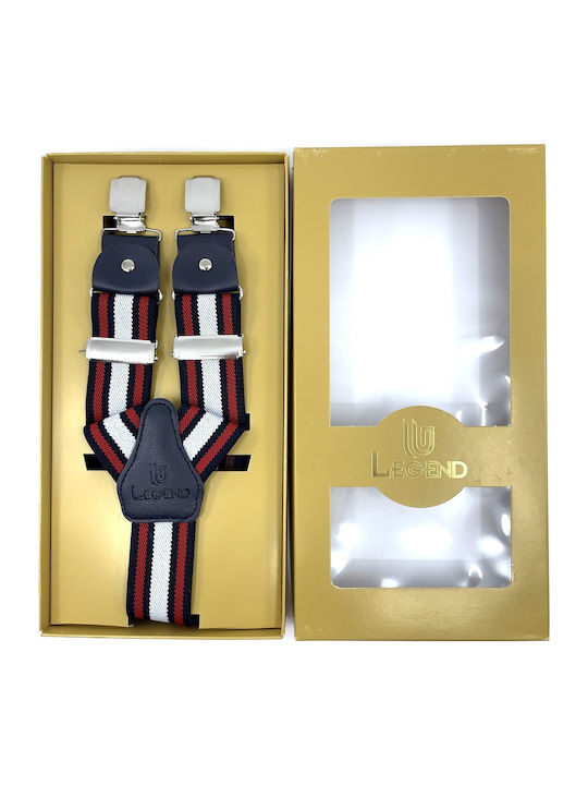 Legend Accessories Тиранти Отпечатани Black/Red/White