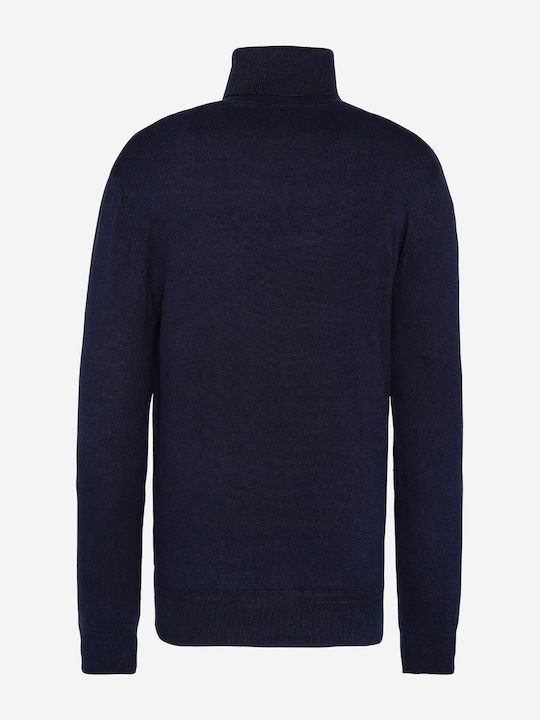 Schott Мъжка блуза Turtleneck NAVY