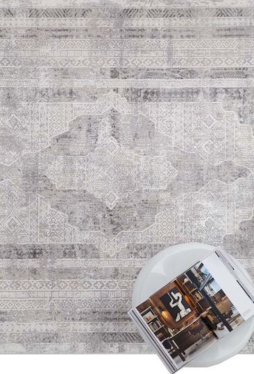 Royal Carpet Set Modern Covoare pentru dormitor Synthetic White Grey 11INF5915ABEDESET 3buc