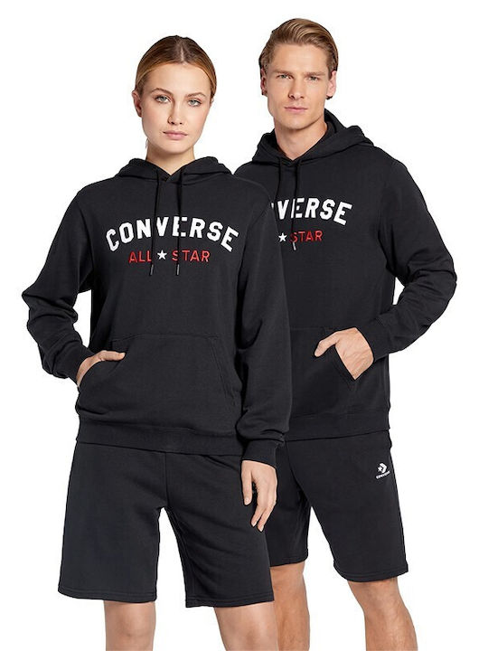 Converse Men's Sweatshirt with Hood black