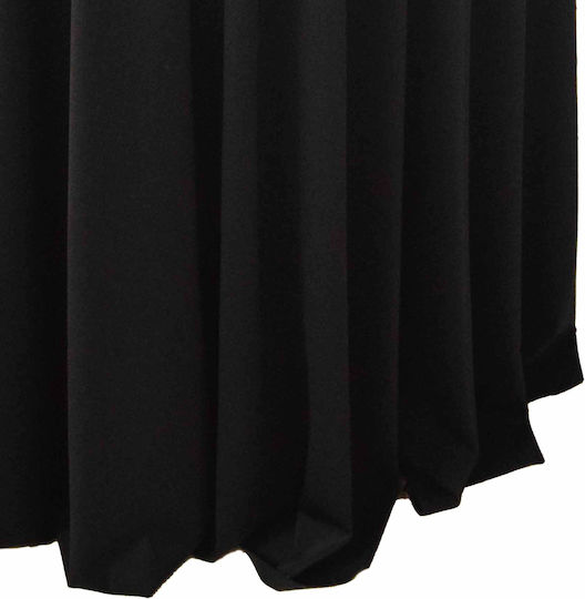 Decocraft Față de masă Spandex Negru 70x120cm