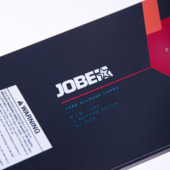 Jobe Allegre 67" Rot Wasserskischuhe