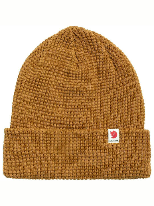 Tab Beanie Unisex Σκούφος Πλεκτός σε Navy Μπλε χρώμα