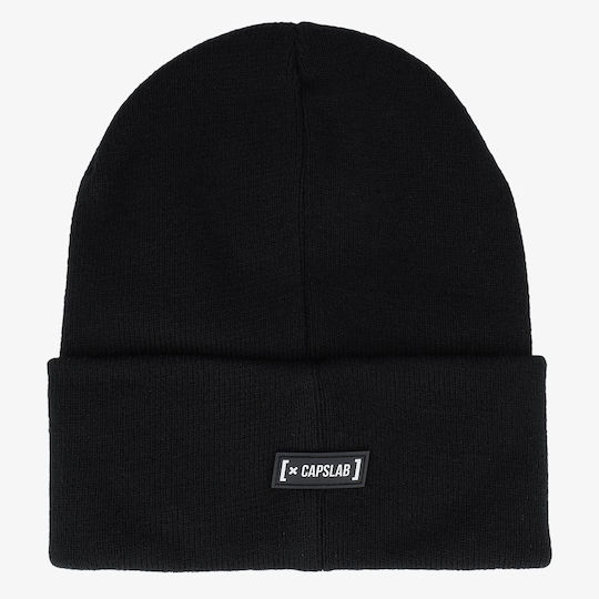 Beanie Unisex Beanie Knitted in Black color