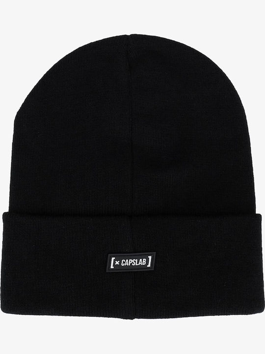 Beanie Unisex Beanie Knitted in Black color
