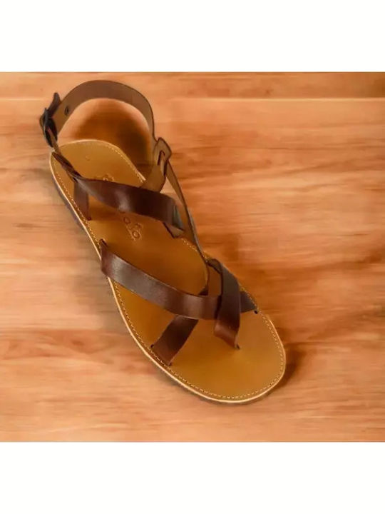 Herrensandalen in Braun Farbe