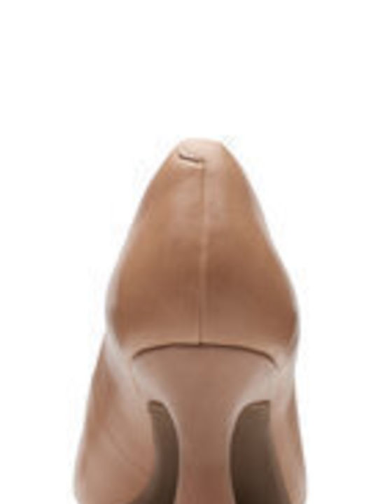 Beige Medium Heels