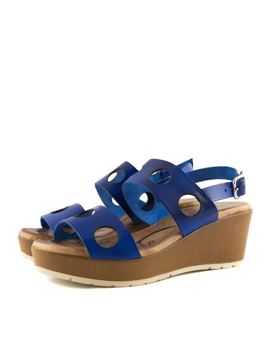 Lola Canales Damenplattformen Blau