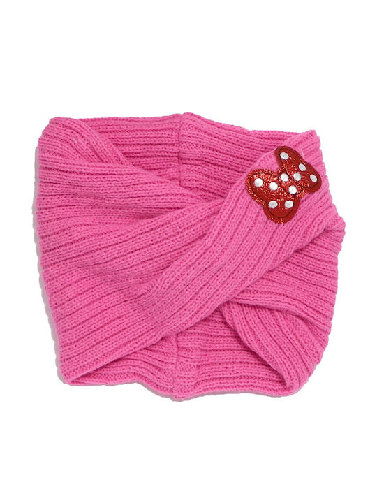 Minnie Mouse Kinder Mütze Set Gestrickt Rosa