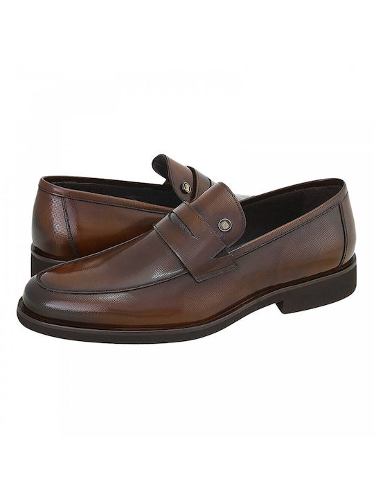 Guy Laroche Men's Leather Loafers Brown