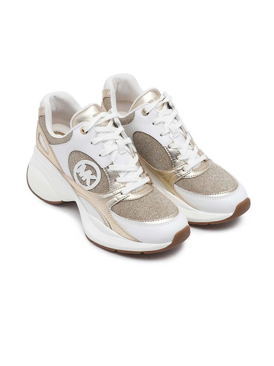 Michael Kors Zuma Γυναικεία Sneakers Pale gold