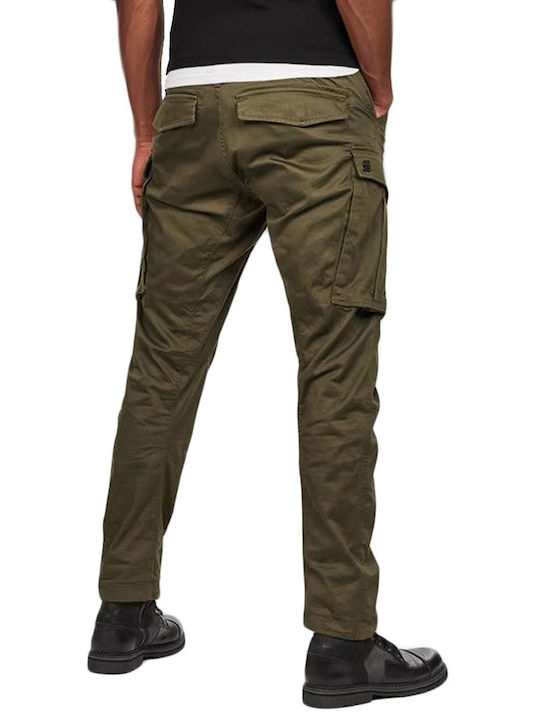 G-Star Raw Rovic Zip 3d Men's Trousers Cargo Elastic in Regular Fit Green