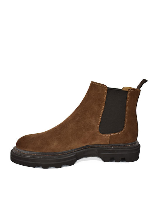 Suede Brown Men's Boots