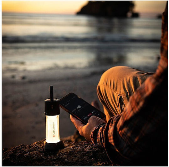 LedLenser Ml6 Led Rechargeable Lantern for Camping with Flashlight 750 Lumens White