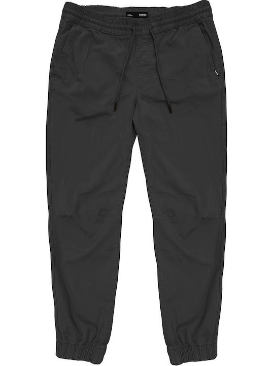 Rebase Men's Trousers Chino Elastic Black