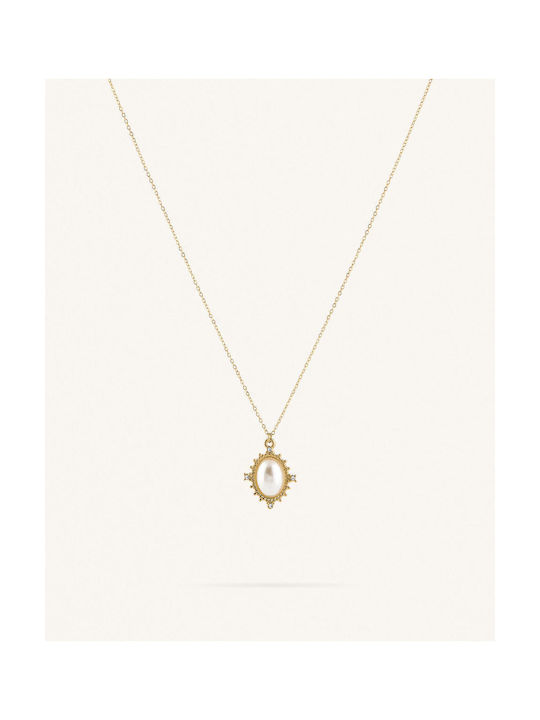 StanStefan Necklace Gold Plated with Zircon