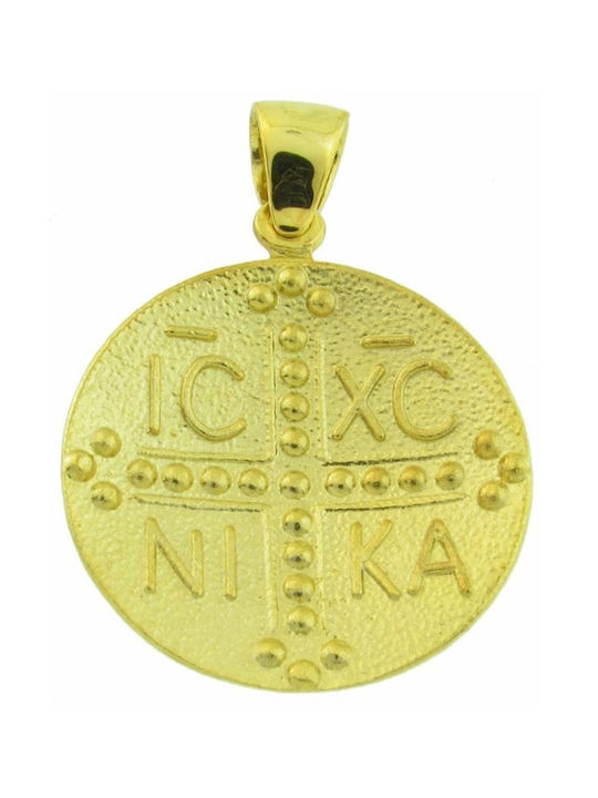Senzio Belibasakis Charm Amulett Konstantin aus Gold 9 K