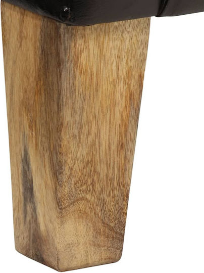 din Piele Naturală Întuneric 58x54x70cm