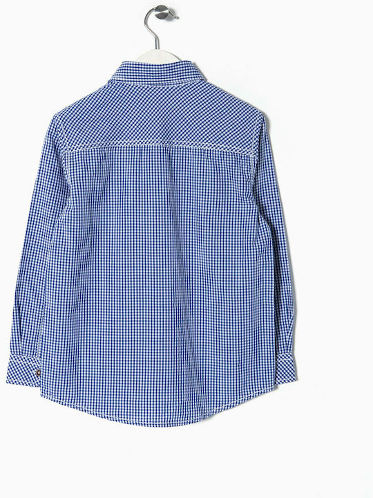 Zippy Kids Checked Shirt Blue