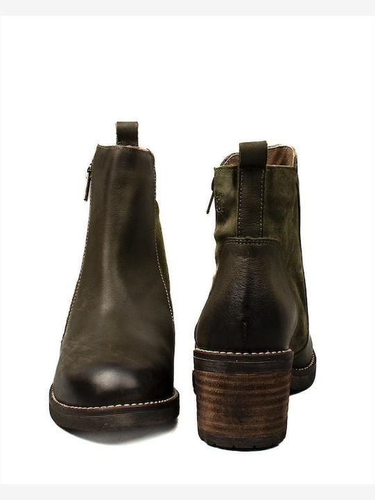 Ghete dama Culoare Full Face Kaki