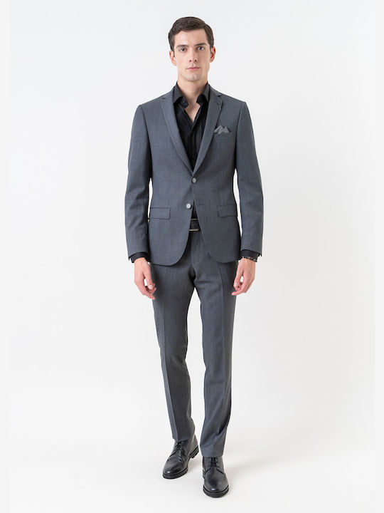 Fragosto Men's Suit Gray