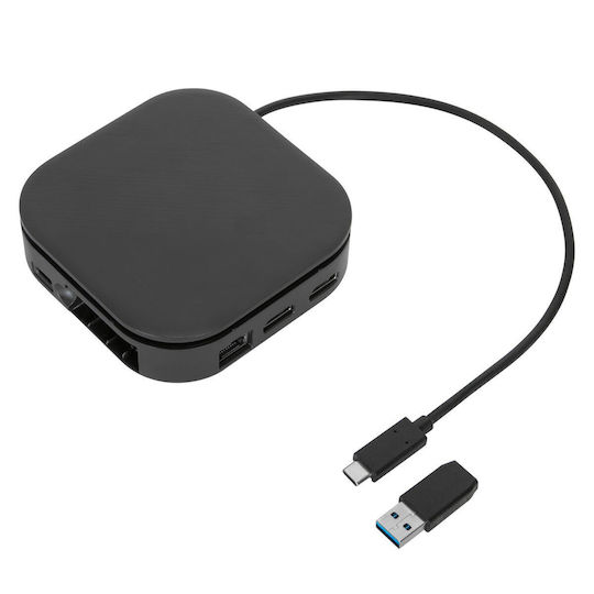 Targus USB-C Docking Station με HDMI 4K PD Ethernet Μαύρο (DOCK116GLZ)