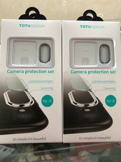 Totu Design Προστασία Κάμερας Tempered Glass Γκρι για το ABIX, IXS, IXSMAX