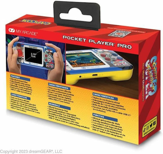My Arcade Pocket Player PRO - Super Street Fighter II (FR) Ηλεκτρονική Παιδική Κονσόλα Χειρός