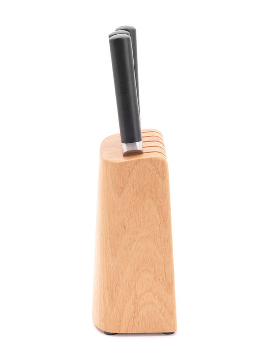 Brabantia Σετ Μαχαίρια με Βάση από Ανοξείδωτο Ατσάλι 5τμχ