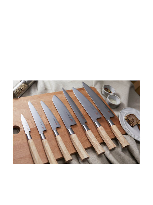Senzo Suncraft Twisted Octagon Messer Chefkoch aus Damaststahl 20cm