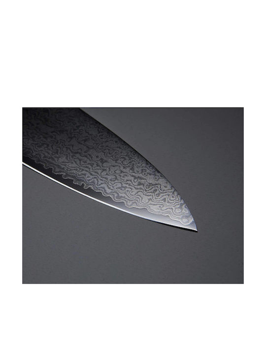 Senzo Suncraft Twisted Octagon Messer Santoku aus Damaststahl 16.7cm