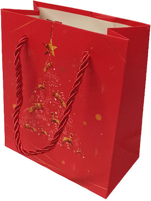 Join Beds Christmas Bag for Gift Red 15x7x13cm.