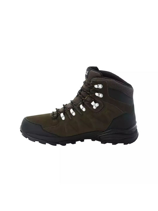 Jack Wolfskin Refugio Herren Wanderstiefel Wasserdicht Braun