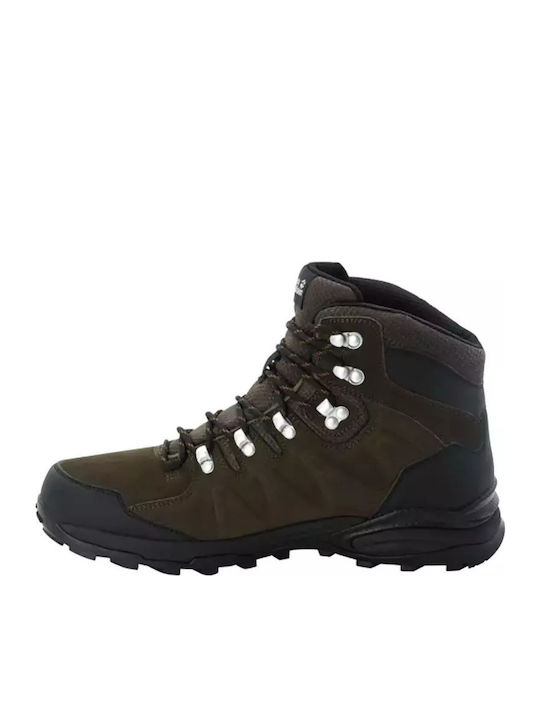Jack Wolfskin Refugio Men's Brown Hiking Shoes