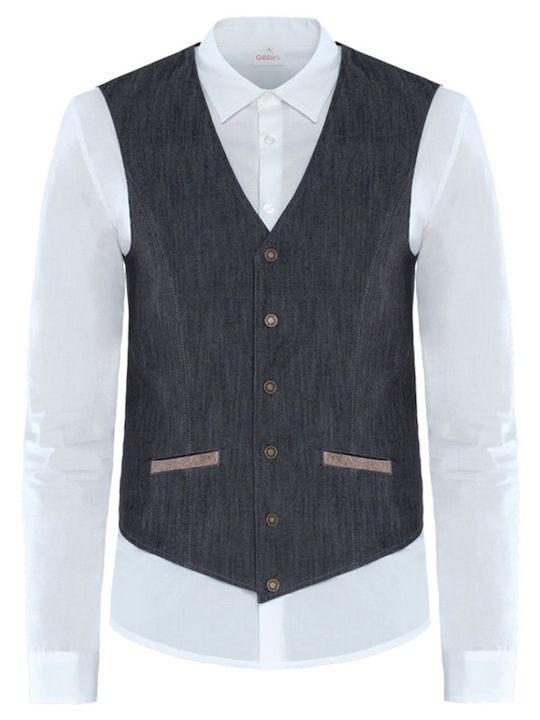 Giblor's Bărbați Vestă de siguranță Negru