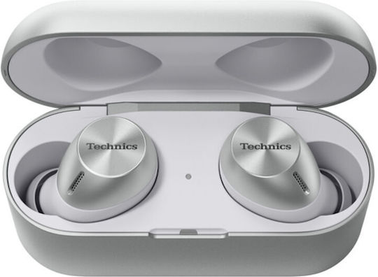 Technics EAH-AZ40M2 In-Ear Bluetooth-Freisprecheinrichtung Kopfhörer mit Schweißresistenz und Ladeetui Silber