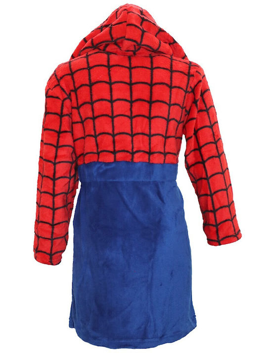 Marvel Comics Kids Robe Winter Fleece red