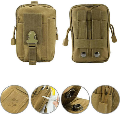 Verk Group Militärische Tasche Gürtel in Beige Farbe