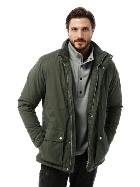 Craghoppers Herren Winter Jacke Lässig Wasserdicht Oil Green