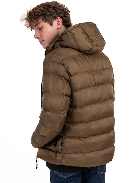 Winter Jacket Puffer Brown