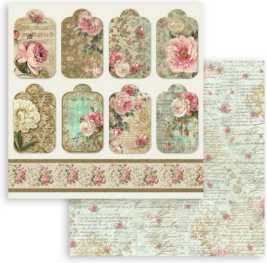 Stamperia Φύλλα Scrapbooking 10 φύλλα 10τμχ