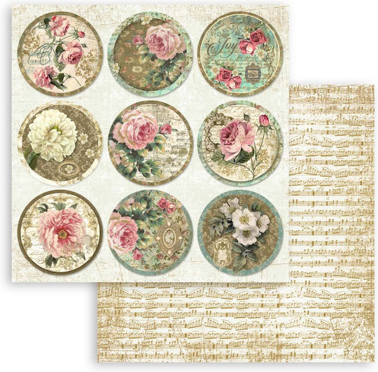 Stamperia Φύλλα Scrapbooking 10 φύλλα 10τμχ