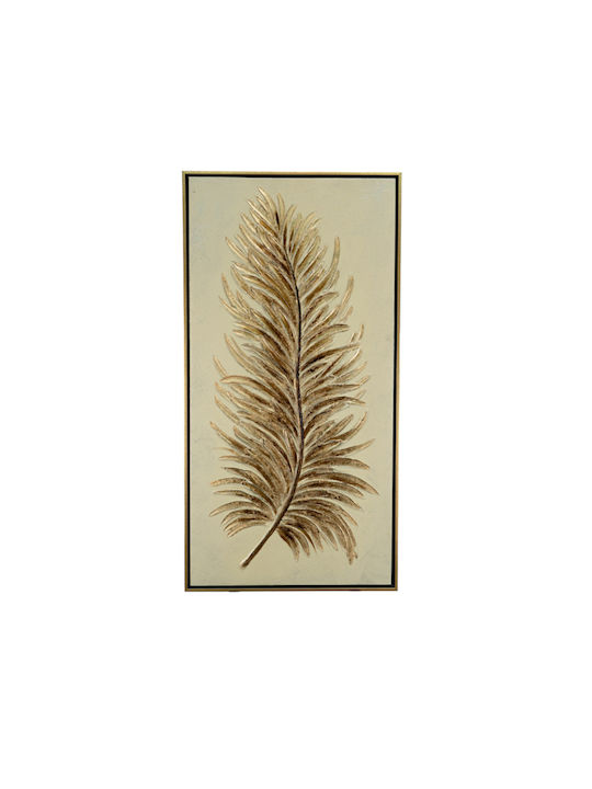 Zen Collection 'χρυσό Πίνακας σε Καμβά 53x103cm