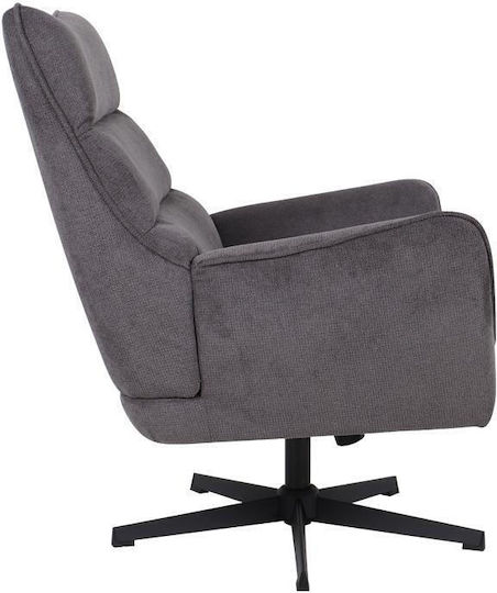 Gemma Ohrensessel Drehbar Grey 78x78x101cm
