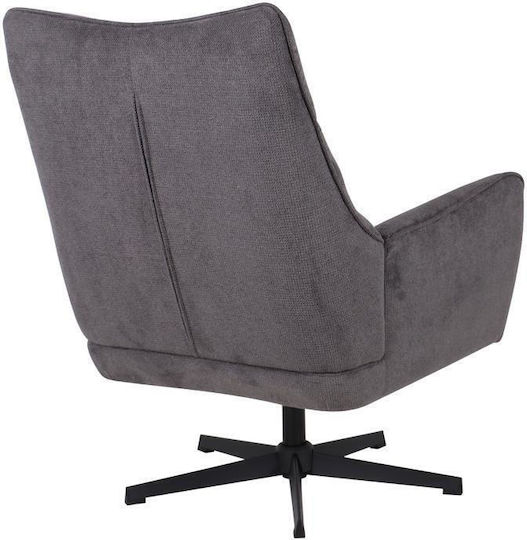 Gemma Ohrensessel Drehbar Grey 78x78x101cm