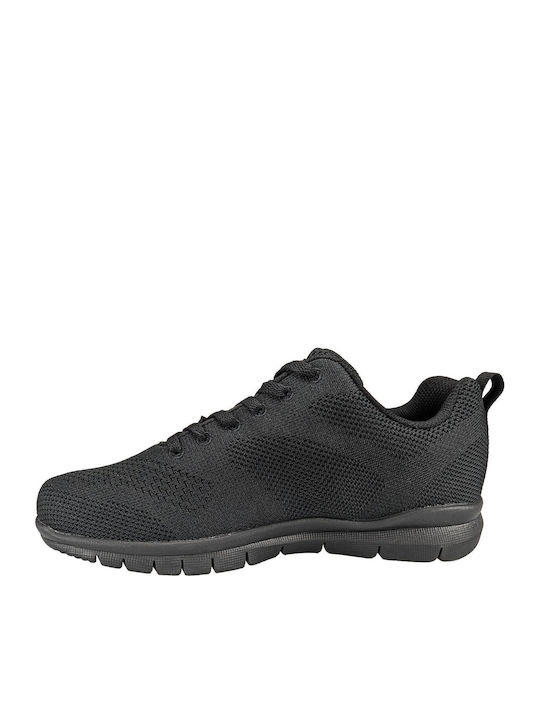 Jump Laces Ανδρικά Ανατομικά Sneakers Μαύρα