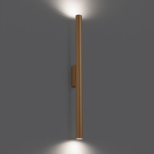 Sollux Modern Lamp Wall with Socket G9 Gold 51.5x9.5x7.5cm
