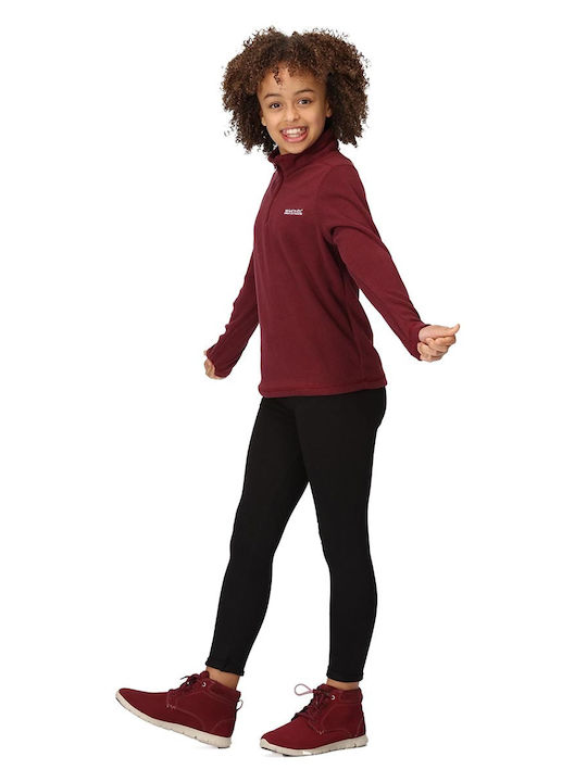 Kinderhemd Langarm Burgundisch Hot Shot Ii