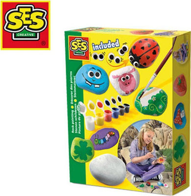 Ses Creative Painting Rock Painting Kit for Children 5++ Years